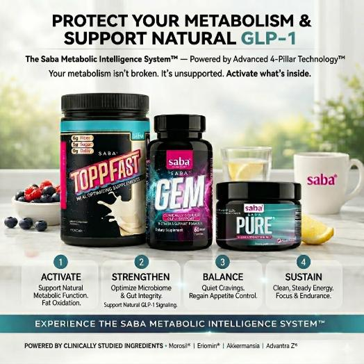 Saba Introduces the Metabolic Intelligence System™—A New Standard in Natural GLP-1 Support and Microbiome Optimization