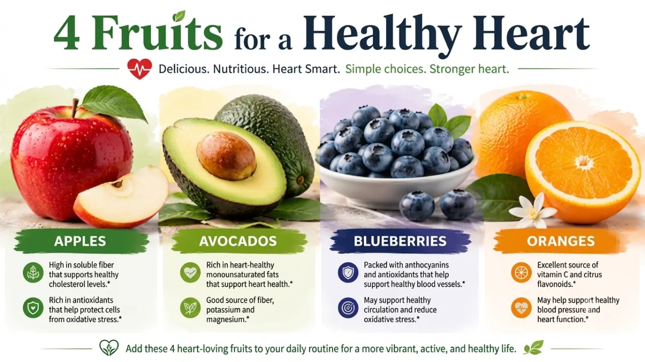 The 4 Best Fruits to Support a Healthy Heart