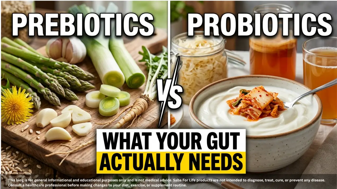 Prebiotics vs. Probiotics: What Your Gut Actually Needs